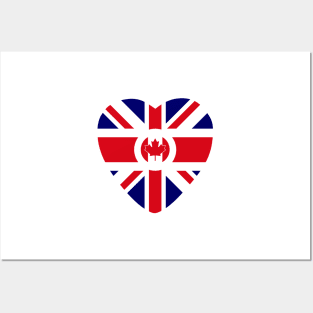 British Canadian Multinational Patriot Flag Series Posters and Art